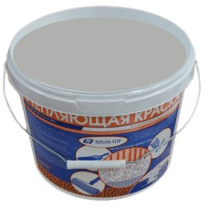 Фасадная утепляющая краска Теплос-Топ 11 литров, цвет NCS S 3500-N серый