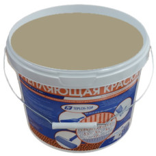 Фасадная утепляющая краска Теплос-Топ. 11 литров,  NCS S 3005-Y20R