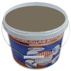 Фасадная утепляющая краска Теплос-Топ. 11 литров,  NCS S 5005-Y20R