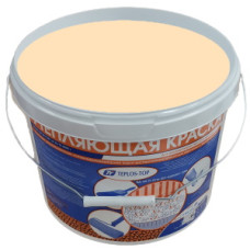 Фасадная  утепляющая краска Теплос-Топ 11 литров,  NCS S 0515-Y50R